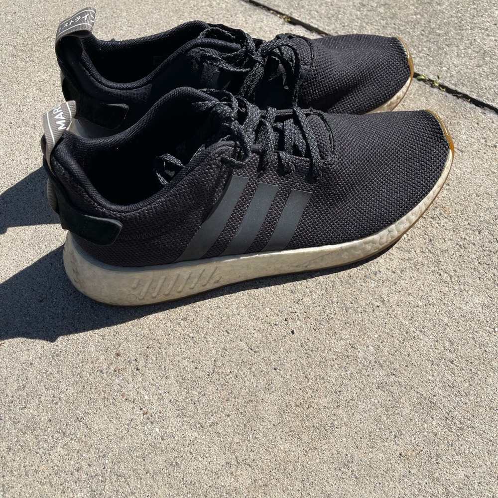 Adidas White and Blue Sneakers Modern Design
